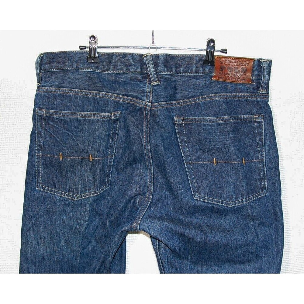Polo Ralph Lauren Jeans Vintage 67 Loose Fit Dark Wash Denim Men’s Jeans 36W 26L